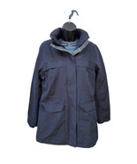 Pendleton Woolen Mills Blue Farm Jacket Blue Hooded Full Zip Front Size ... - $74.25