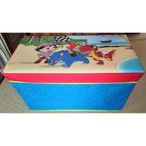 Idea Nuova Ryan&#39;s World Collapsible Toy Box Storage Bench &amp; Ottoman Very... - $295.87 MXN