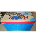 Idea Nuova Ryan&#39;s World Collapsible Toy Box Storage Bench &amp; Ottoman Very... - $15.27
