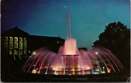 The Loeb Memorial Fountain Purdue University Lafayette IN Postcard PC576 - £3.89 GBP
