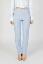 Sandro Ferrone Women Trousers - XL Light blue Designer Fashion Pants - $1,445.09 MXN