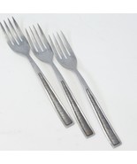 National Stainless Finale Salad Forks 6 3/4&quot; Lot of 3 - £12.33 GBP