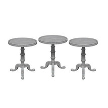 WizKids Deep Cuts Unpainted Miniatures Small Round Tables - £14.24 GBP