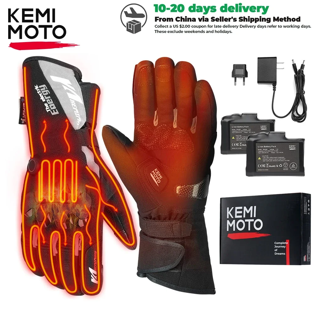 R moto heated gloves warm waterproof rechargeable heating thermal gloves for snowmobile thumb200