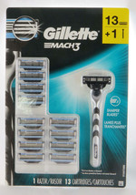 Gillette Mach3 Razor and Cartridges 1 Razor + 13 Cartridges  56438 - £23.89 GBP