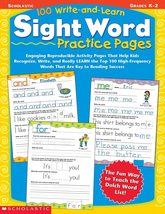 100 Write-and-Learn Sight Word Practice Pages: Engaging Reproducible Act... - $10.58