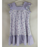 Millie Loves Lily Lavender Floral Square Neck Dress Girl&#39;s Size 12 - $257.11 MXN