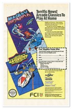 MagMax &amp; Seicross FCI NES Games Vintage 1989 Full-Print Newsprint Magazine Ad - £7.68 GBP
