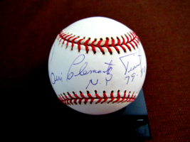 Luis Clemente Tiant N.Y. 1979-1980 Yankees Red Sox Signed Auto Oal Baseball Jsa - £118.67 GBP