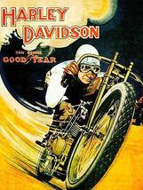 Harley-Davidson - Goodyear Tires Racing - Promotional Advertising Poster - $32.99