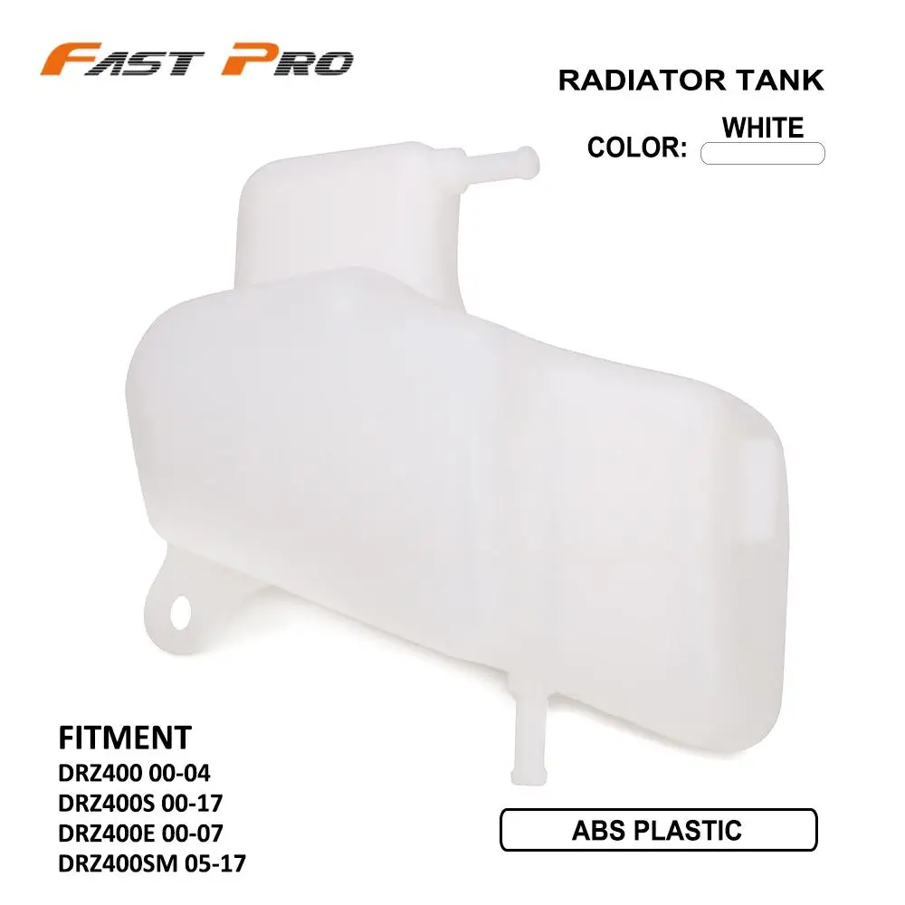 Motorcycle Accessory Water Coolant Reservoir Tank Radiator For SUZUKI DRZ400 - £14.67 GBP