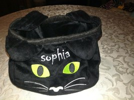 Chasing fireflies tote bag black cat kitty plush Sophia treat - £13.58 GBP