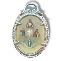 Vintage Miraculous Medal Four Way Catholic Germany St Christopher St Jos... - £19.65 GBP