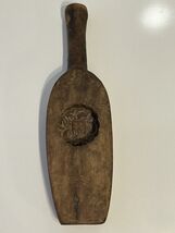 MOONCAKE Butter Wooden Hand-Carved Chinese Mold Mould Lotus Characters A... - $29.66