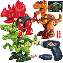 Take Apart Dinosaur Toys for 3 4 5 6 7 8 Year Old Boys Birthday Gift - £30.51 GBP