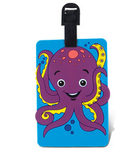 Luggage Tag OCTOPUS Identification Label Suitcase Backpack ID Travel Ocean - £9.22 GBP