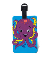 Luggage Tag OCTOPUS Identification Label Suitcase Backpack ID Travel Ocean - £9.25 GBP