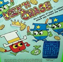 Lock&#39;n Chase Arcade Flyer Original 1981 Video Game Retro Artwork Sheet Promo - £16.71 GBP