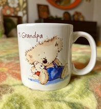 Vintage 80s American Greetings Grandpa Koala Ceramic Coffee Mug - £9.38 GBP