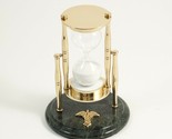 Bey-Berk D824M Medical, Green Marble 30 Minute Sand Timer with Brass Acc... - $89.95