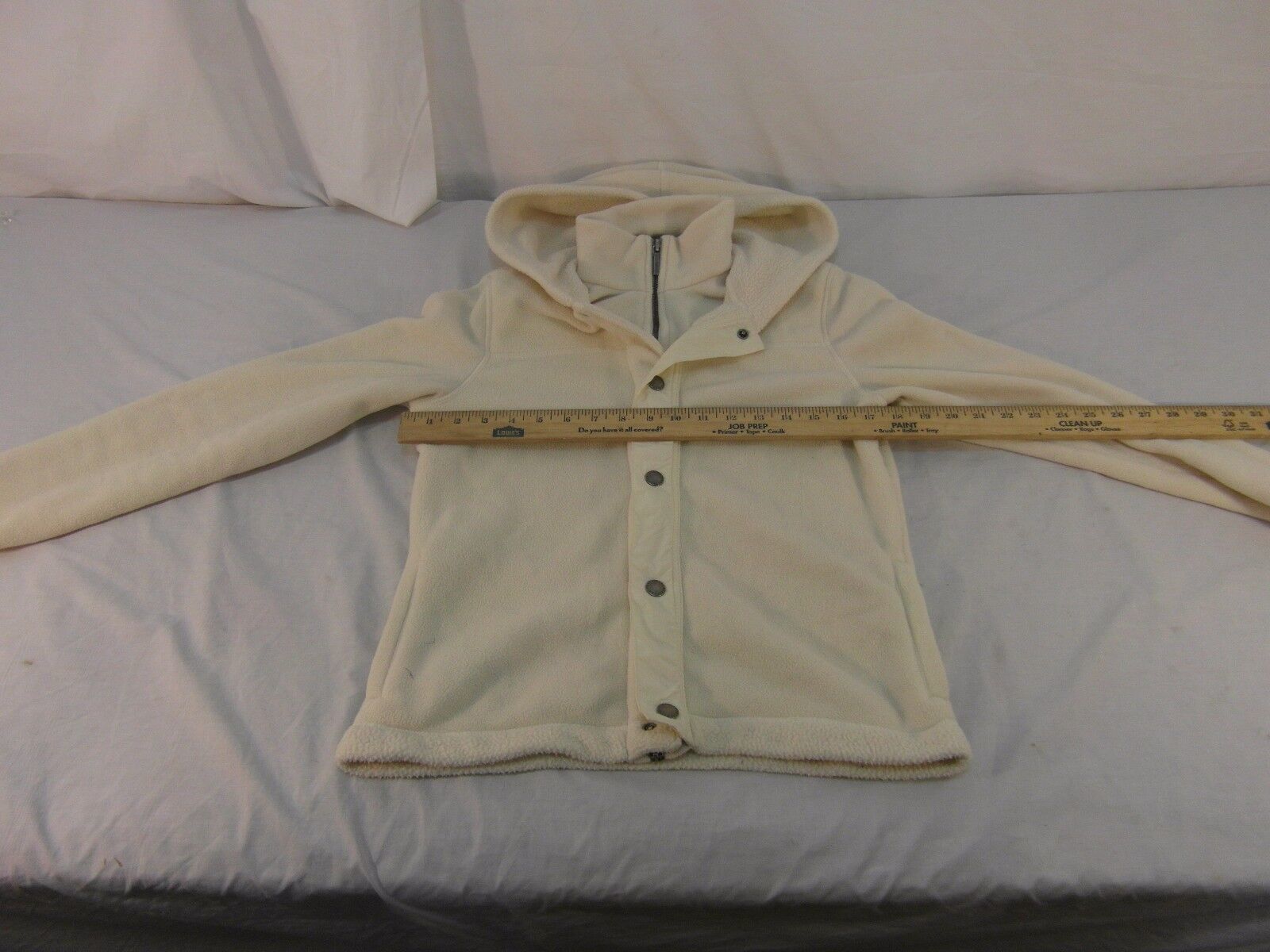 Primary image for Adult Women's Lauren Ralph Lauren Off White Color Full Zip Hoodie Fleece 31516