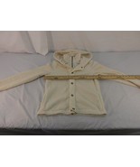 Adult Women&#39;s Lauren Ralph Lauren Off White Color Full Zip Hoodie Fleece... - £15.85 GBP