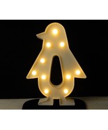 LED Accent Light, Abstract White Penguin, Shelf or Wall Decor, Warm Fuzz... - $7.97 CAD