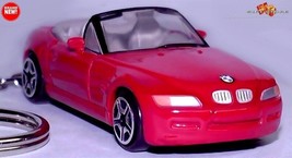 RARE KEY CHAIN RED BMW Z3 CONVERTIBLE ROADSTER Z 3 SERIES CUSTOM Ltd GRE... - $58.98