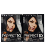 2 Pack Clairol Nice&#39;n Easy Perfect 10 Hair Color 2 Black 10min Permanent - $41.01 CAD