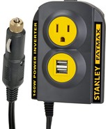 Stanley Fatmax Pci140 140W Power Inverter: 12V Dc To 120V Ac Power Outle... - $49.99