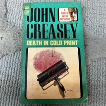 Death In Cold Print Mystery Fiction Paperback Book John Creasey Berkley 1965 - £9.53 GBP