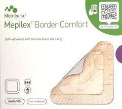 Mepilex Border Comfort Dressing 7.5cm x 7.5cm  - £15.49 GBP+