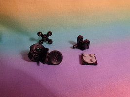 LEGO Lot of 4 Black Specialty Parts and Pieces - $2.32