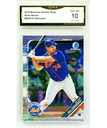 HOT!  GEM 10 PETE ALONSO ROOKIE MEGA BOX REFRACTOR 2019 BOWMAN CHROME #B... - $229.95