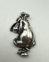Vintage Disney Eeyore Charm Pendant VB Mini Token Sterling Silver - $718.16 MXN