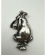 Vintage Disney Eeyore Charm Pendant VB Mini Token Sterling Silver - $718.16 MXN