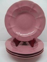 Sodahl Adeline Denmark Pink 8 5/8&quot; Rimmed Bowls Vintage Bundle of 4 Read Descrip - £37.21 GBP