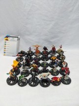 Lot Of (30) Wizkids Marvel DC Heroclix Commons Uncommons Wizkids With Cards - £23.22 GBP