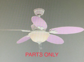 PARTS ONLY for Harper III 44&quot; Ceiling Fan, White/Pink/Purple - $7.91+