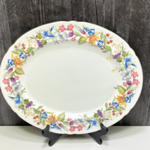 13651 Shelley Spring Bouquet Large Oval Platter 15 1/8&quot; - £53.19 GBP