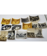 US Military Korean War Photos Snapshots Set of 14 Tents Shopping Buddha ... - $28.45