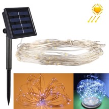 SMD 0603 Solar Panel 200LED Waterproof String Lights, Christmas, New Year, Party - £42.13 GBP