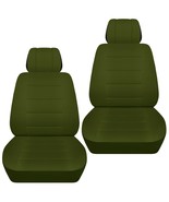 Front set car seat covers fits 1995-2020 Honda Odyssey    solid hunter green - $67.89