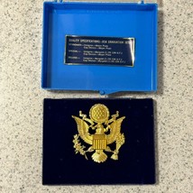 US Army Graduation Officer Cap Device, NS Meyer with Storage Case - $14.84