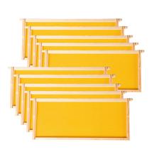 Hives-Deep or Brood Size Beehive Frame Foundation 10 Pack Honey Bee 100% Beeswax - £53.14 GBP