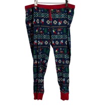 Hanna Andersson Gnome Festive Holiday Pajama Bottom Womens XXL - £18.61 GBP