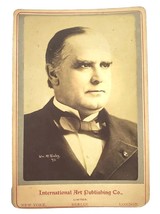 Antique 1890&#39;s William McKinley 25th US President Cabinet Card Photograph - £78.27 GBP