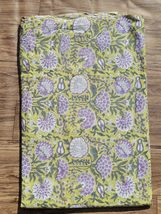 Hand Block Print Fabric Dressmaking 100% Cotton Material Indian Indian C... - $18.61+