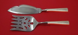Carthage by Wallace Sterling Silver Fish Serving Set 2 Piece Custom Made HHWS - $132.76