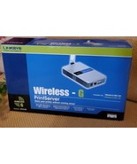 Linksys Wireless-G Print Server For USB 2.0 WPS54GU2 2.4GHz 802.11g Sealed - $46.74